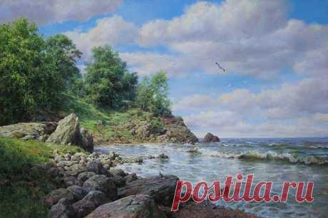 Реалистичные пейзажи. Художник Андрей Огурцов.