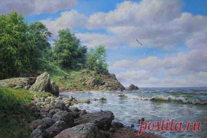 Реалистичные пейзажи. Художник Андрей Огурцов.