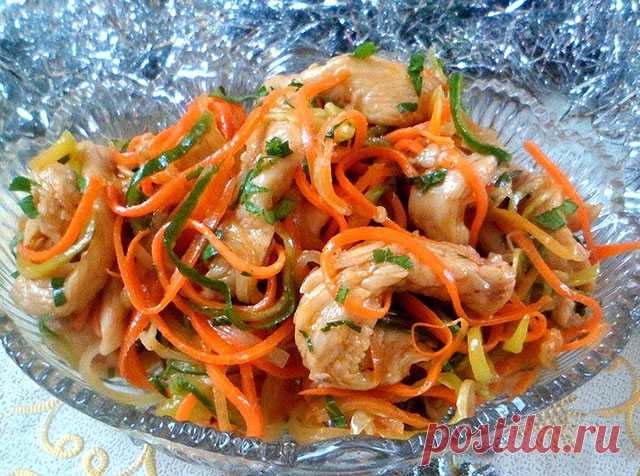 Хе из куриной грудки с овощами — ДОМАШНИЕ