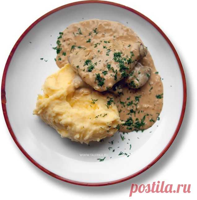 Печень в сметане (Wątróbka w śmietanie) – Польша – рецепт