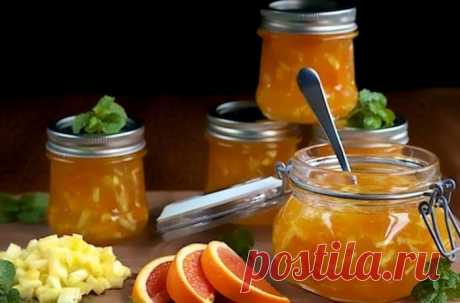 Варенье из ревеня с апельсином