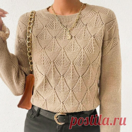 Большая коллеция вязаных моделей +схемы вязания: ажурные листики, косы, жгуты и патентная резинка | Вяжем вместе! | Дзен