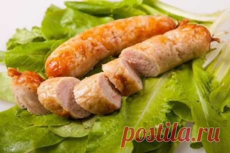Домашняя куриная колбаса. 2 варианта.