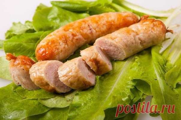 Домашняя куриная колбаса. 2 варианта.