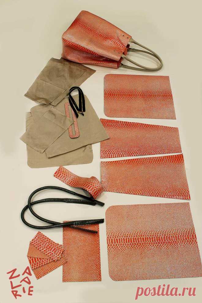 Как сшить сумку-шоппер с двойной магнитной застежкой за 15 шагов