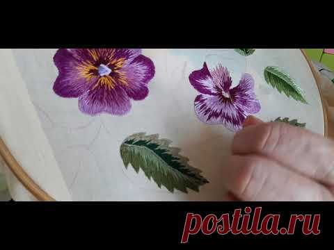 Вышивка гладью для начинающих