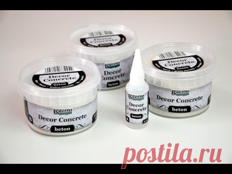 Dekor beton // Decor concrete - YouTube