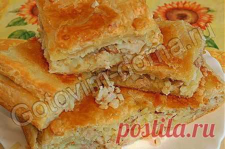 Рецепт: Пирог с курицей и картофелем