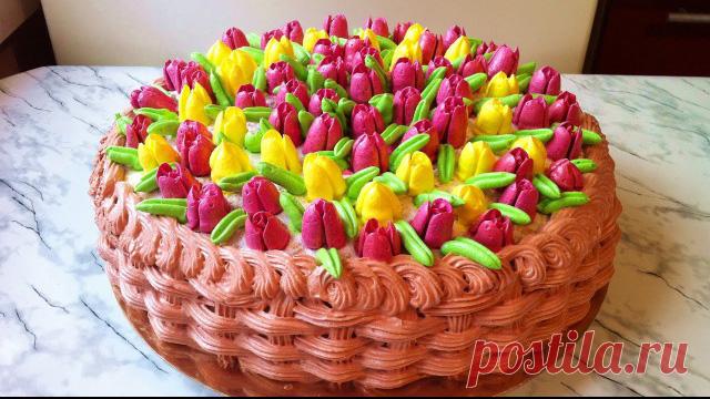 Пошаговые рецепты вкусных красивых тортов на 8 марта в домашних условиях (с фото) — Gotowim-Live