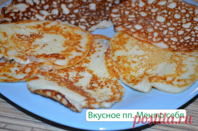 Оладьи с творогом. Необычный рецепт. пп-оладушки
