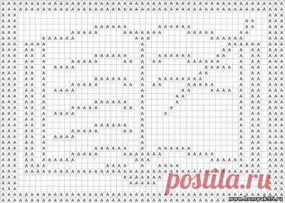 Схемки для теневого вязания, подборка № 2