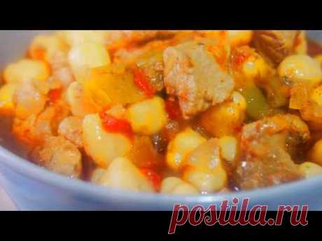 Etli Nohut Yemeği Tarifi / НУТ ( ТУРЕЦКИЙ ГОРОХ) С МЯСОМ / Как Вкусно Приготовить Нут