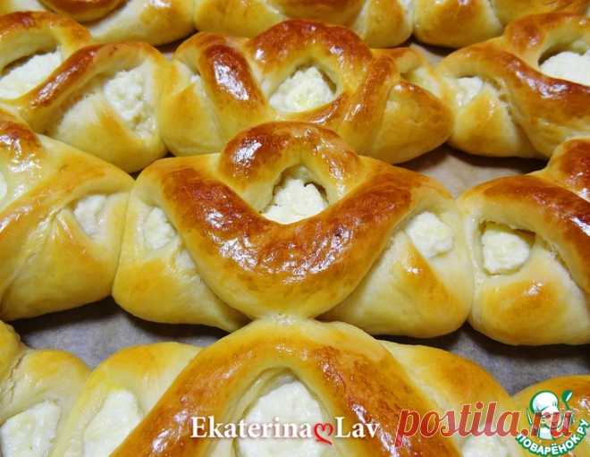 Сдобные булочки с творогом – кулинарный рецепт