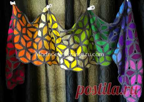 Вязание для начинающих в технике пэчворк спицами - Modnoe Vyazanie ru.com