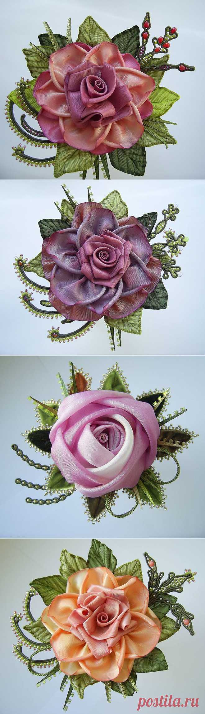 Красивейшие броши Ольги Дударь — Рукоделие