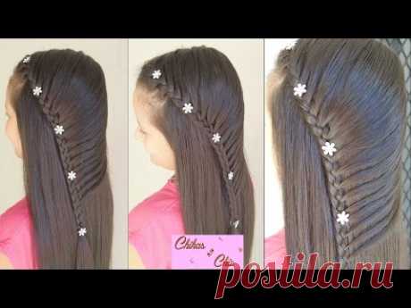 New Year's Eve!! Lace Braid | Prom Hairstyles | Easy Hairstyles