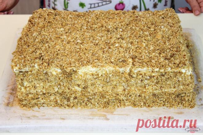 🍰 Наполеон с Заварным Кремом (Самый вкусный крем!) | Домашние рецепты с Любовью | Яндекс Дзен