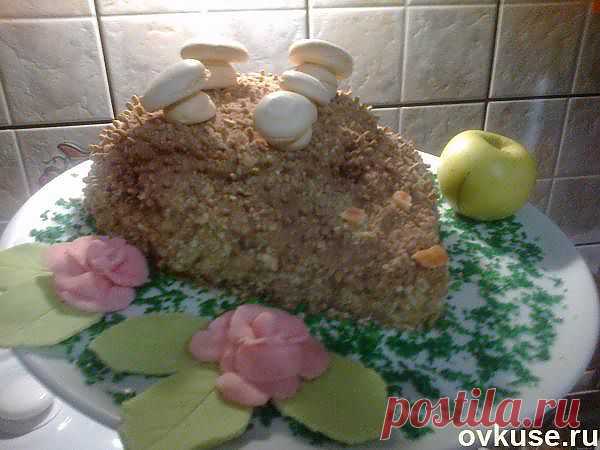 "ЁЖИК"  ТОРТИК на БЫСТРУЮ РУКУ)))������ �� ������� ���� - ������� ������� ������.��
