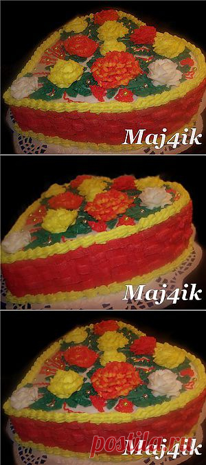 Масляный крем для украшения - кулинарный рецепт
