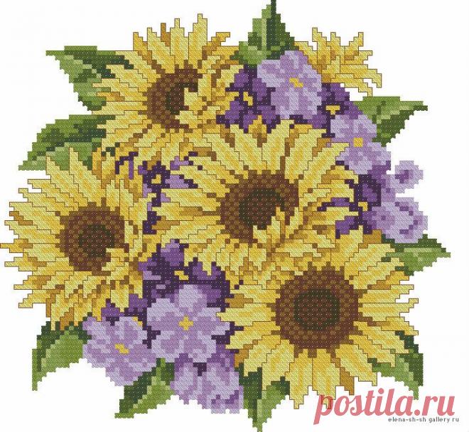 подсолнухи вышивка крестом: 19 тыс изображений найдено в Яндекс.Картинках