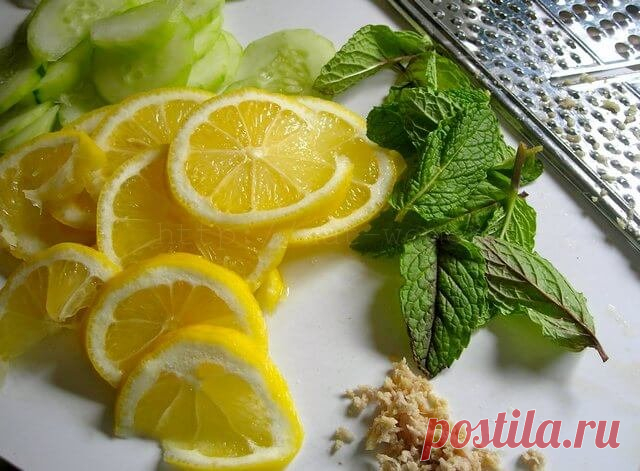 Пей и худей - напиток с лимоном и огурцами выведет воду и ускорит обмен веществ! - Что хочет женщина