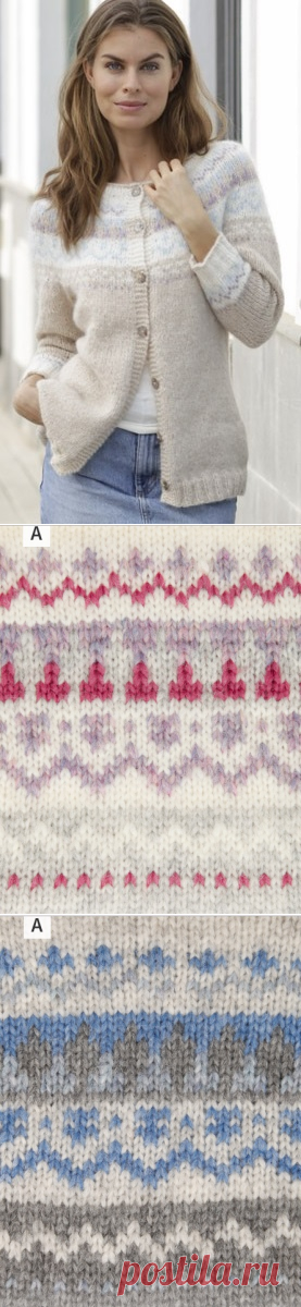 DROPS 191-3 NOUGAT CARDIGAN ☼ С ПЕРЕВОДОМ / Всё из мира рукоделия (изучаю и делюсь различными техниками и видами рукоделия)