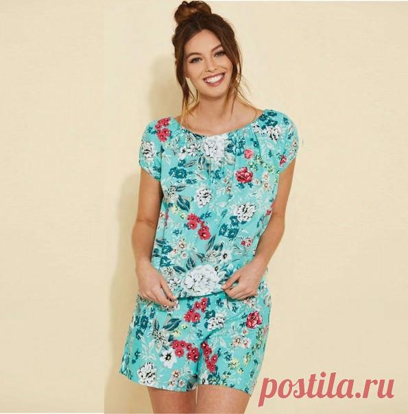 ......Женская пижама.....

топ и шорты
р-р 8-18(таблица внутри файла. Ед изм в дюймах)
от 78-101
об 83-106