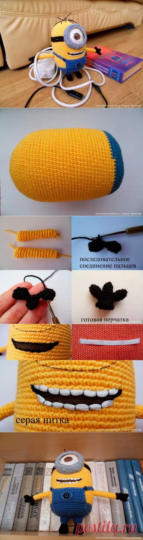 Вязаная игрушка «Миньон» – мастер-класс | Вязаные игрушки | HandMade39.ru