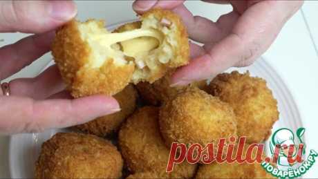 Картофельные шарики с ветчиной и сыром - кулинарный рецепт