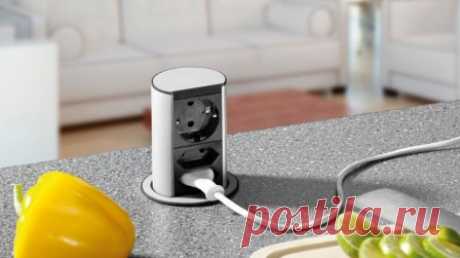 Выдвижные розетки для столешницы
#выдвижные_розетки