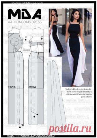 Лето — это самый подходящий сезон для того, чтобы носить красивые платья. Мы собрали 10 выкроек самых простых летних платьев. Они скроют недостатки и подчеркнут достоинства.  1.Полосатое платье свободного кроя      2. Длинное приталенное платье    3. Стильное мини   4. Элегантное черно