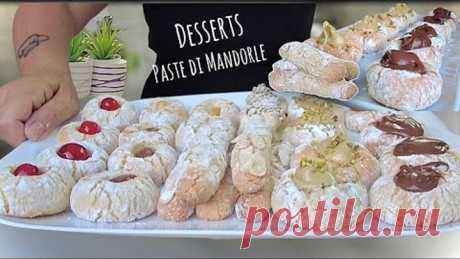 DESSERTS PASTE DI MANDORLE assortiti 🧁🍪🍩 GLUTEN FREE facili e veloci ALMOND DESSERT