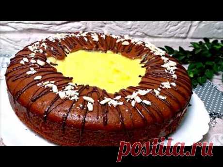 Я в Восторге От Этого Пирога! Нашумевший Пирог "ВУЛКАН" с Заварным Кремом. Pie "Volcano"