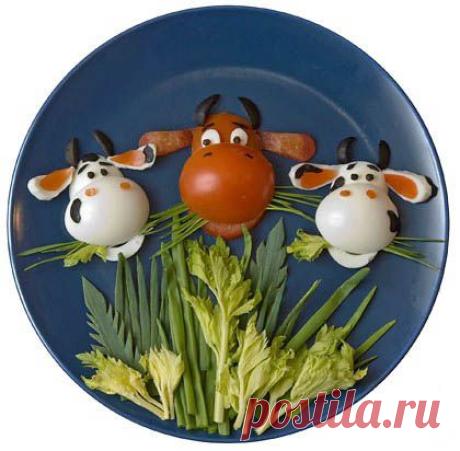 .Украшение салатов.