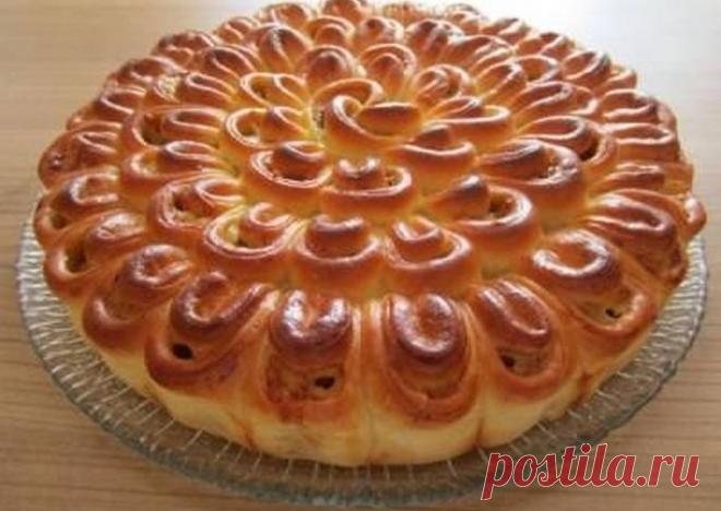 Мясной пирог «Хризантемка» - пошаговый рецепт с фото. Автор рецепта Вера Широкова . - Cookpad