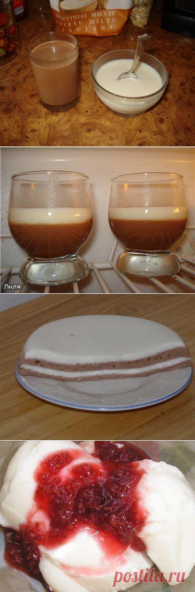 Желе сметанное (очень простой рецепт) : Десерты