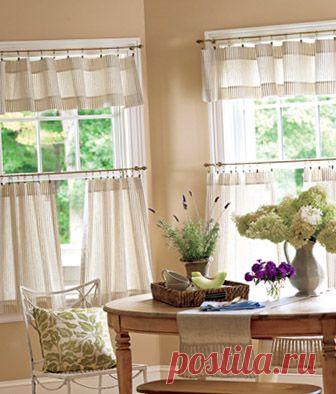 Всё о шторах для кухни — Роскошь и уют