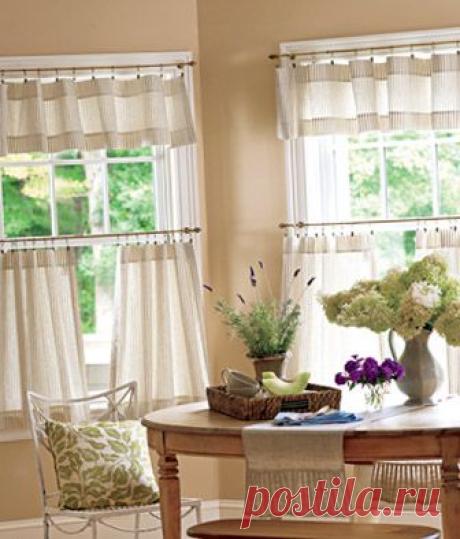 Всё о шторах для кухни — Роскошь и уют