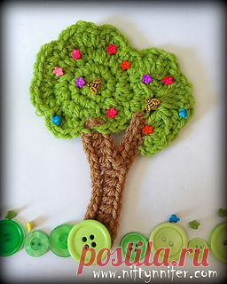 Ravelry: Stunning Tree Motif pattern by Jennifer Gregory