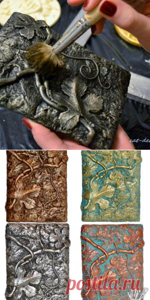 Как имитировать металлы акриловыми красками