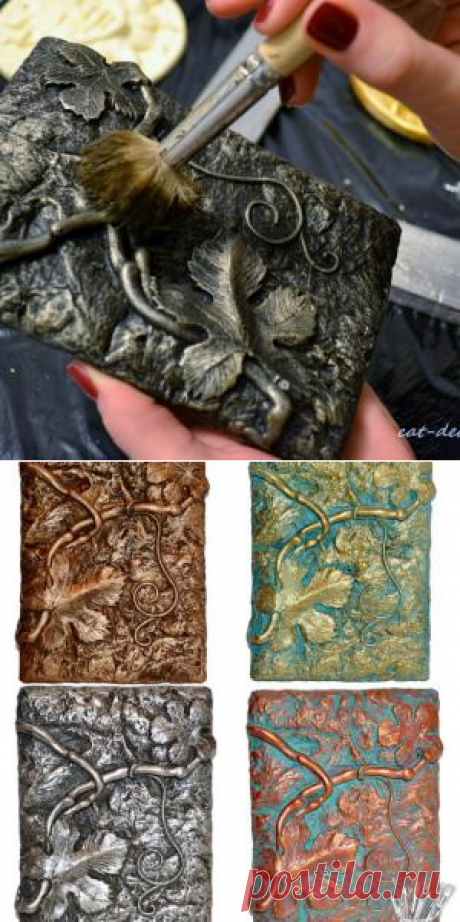 Как имитировать металлы акриловыми красками