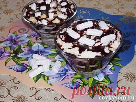 Десерт из манной каши