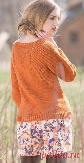 Вязание модного пуловера