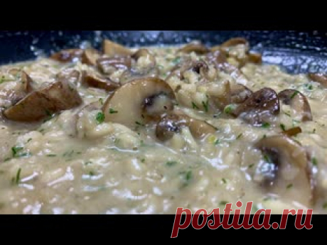 Ризотто с грибами, подробный рецепт, Просто, Быстро, Вкусно;) Ингредиенты:Рис арборио 50 гВино белое сухое 50 гБульон овощной 250-300 гЛук шалот 3 Ст.лГрибы шампиньоны 150 гСливочное масло 30 гСыр пармезан 40 гЗелень по вкусу у меня укропСоль, перец по вкусу