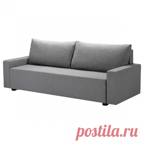 Купить ГИММАРП 3-местный диван-кровать, Рудорна светло-серый по выгодной цене - IKEA