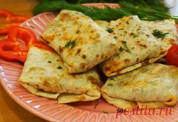 Вкусные конвертики из лаваша с сочной мясной начинкой - Уголок хозяйки - медиаплатформа МирТесен