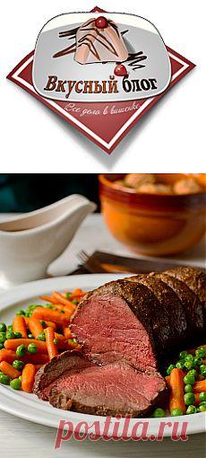 Ростбиф в имбирно-луковом маринаде - Пошаговый рецепт с фото | Вторые блюда | Вкусный блог - рецепты под настроение