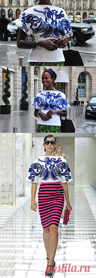 Monkey business - озорство от Prada / Блузки / Модный сайт о стильной переделке одежды и интерьера