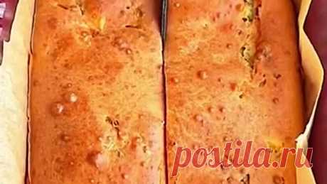 Заливной пирог с зелёным луком и яйцом ( рецепт )