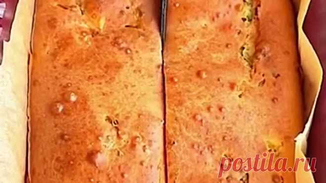 Заливной пирог с зелёным луком и яйцом ( рецепт )